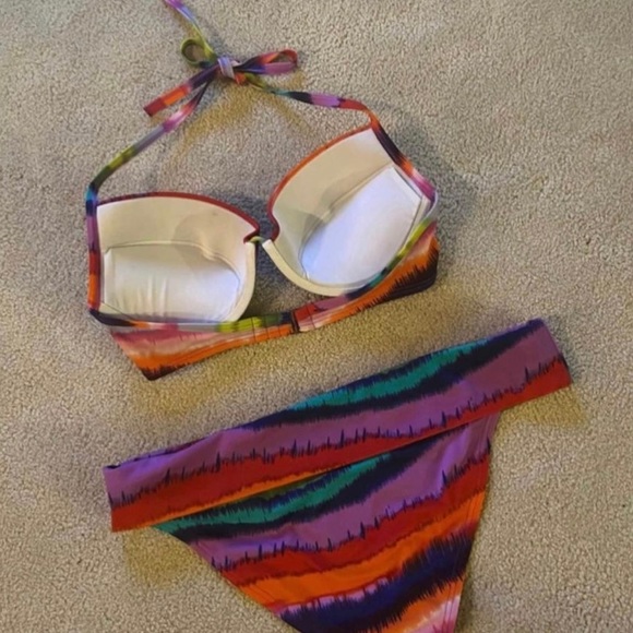 🎉 2xHP🎉 Vintage VS Push Up Bikini Set 34D - Picture 10 of 11